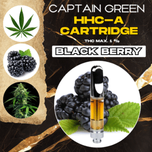 HHC-A Cartridge Black Berry 99% - 1ml, bez CBD