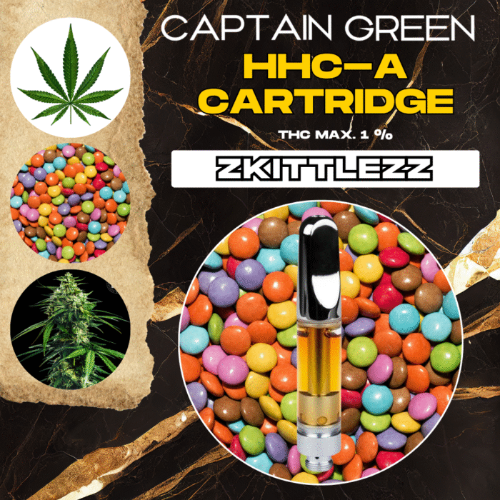 HHC-A Cartridge Zkittlezz 99% - 1ml, bez CBD HHC-A Cartridge Zkittlezz 99% - 1ml, bez CBD