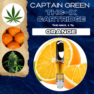 THC-X Cartridge Orange 99% - 1ml, bez CBD