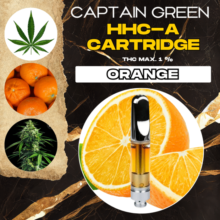 HHC-A Cartridge Orange 99% - 1ml, bez CBD HHC-A Cartridge Orange 99% - 1ml, bez CBD