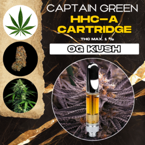 HHC-A Cartridge OG Kush 99% - 1ml, bez CBD