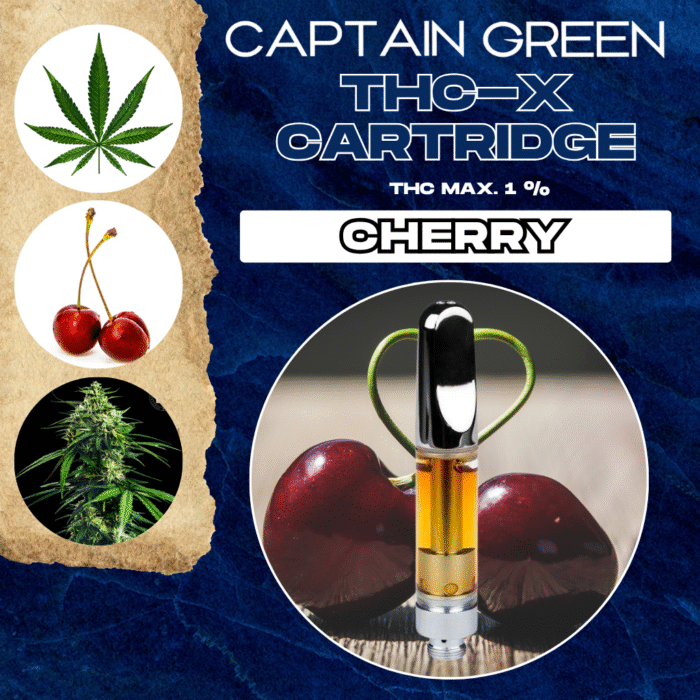 THC-X Cartridge Cherry 99% - 1ml, bez CBD