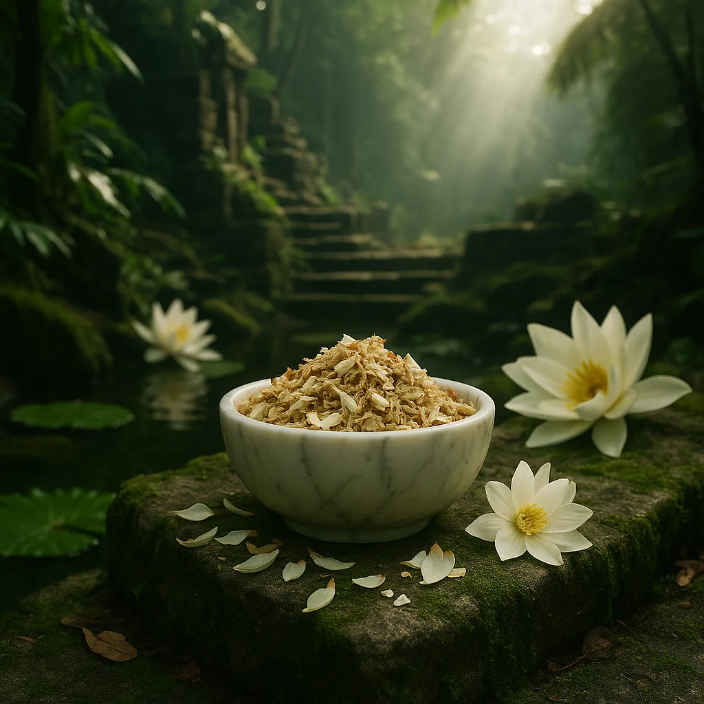 Bílý leknín drcené květy (Nymphaea Alba), White Lotus