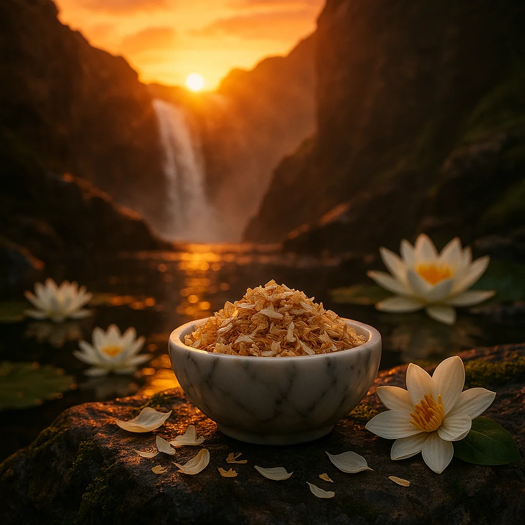 Bílý leknín drcené květy (Nymphaea Alba), White Lotus