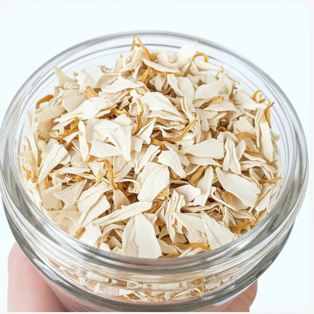 Bílý leknín drcené květy (Nymphaea Alba), White Lotus