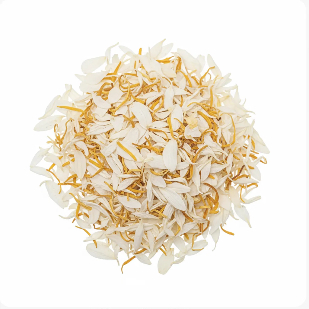 Bílý leknín drcené květy (Nymphaea Alba), White Lotus