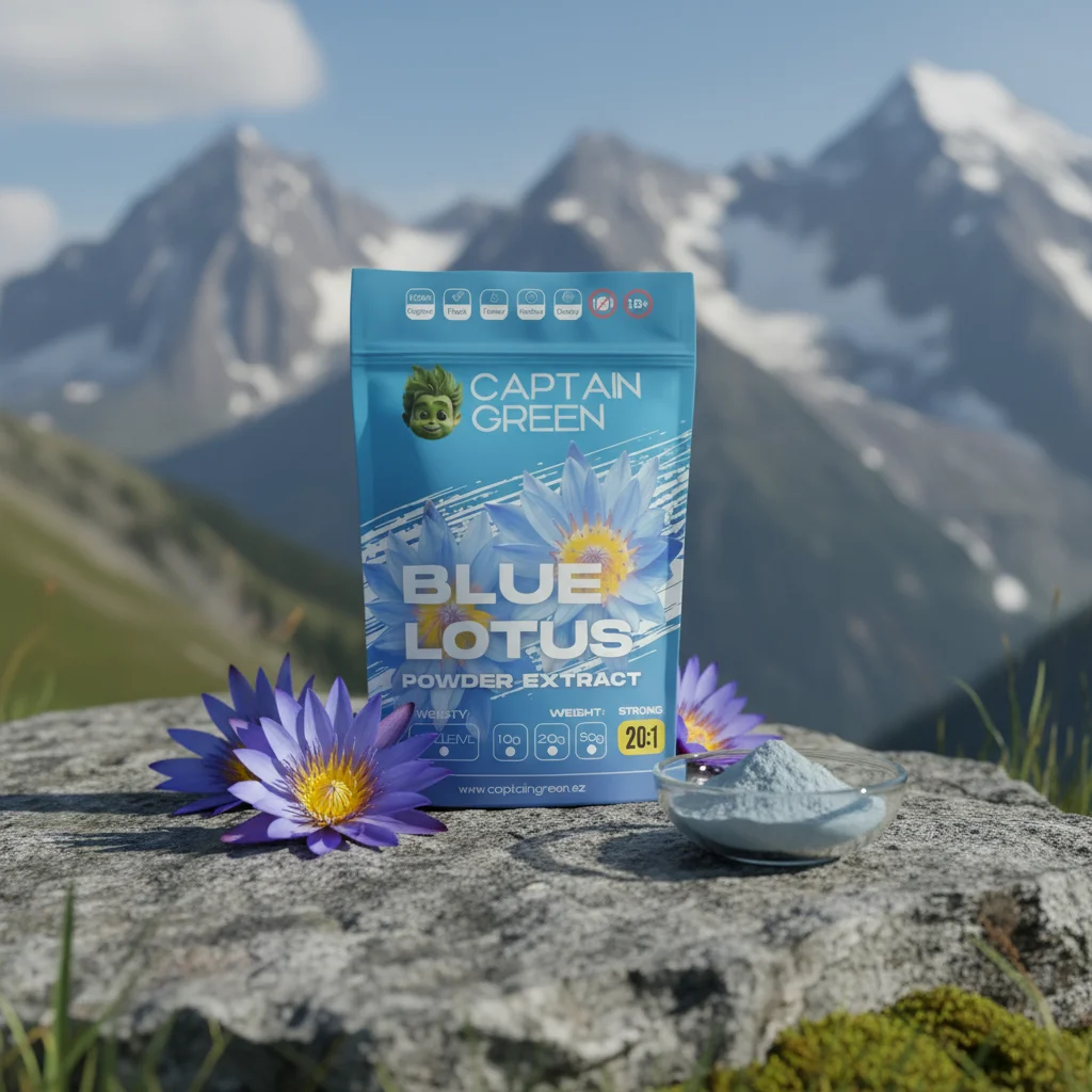 Blue Lotus Extract Nymphaea Caerulea 20-1, Modrý leknín extrakt 20-1
