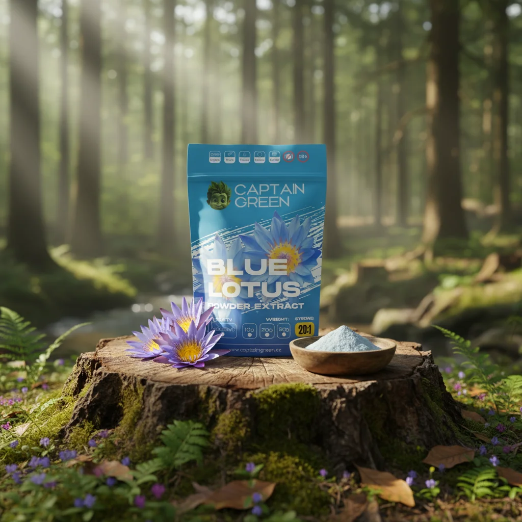 Blue Lotus Extract Nymphaea Caerulea 20-1, Modrý leknín extrakt 20-1