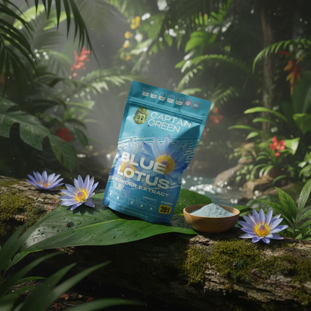 Blue Lotus Extract Nymphaea Caerulea 20-1, Modrý leknín extrakt 20-1