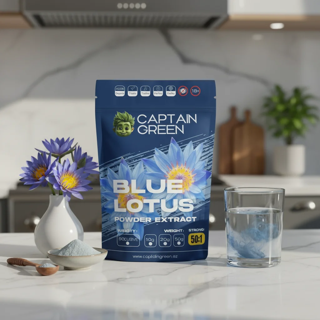 Blue Lotus Extract Nymphaea Caerulea 50-1, Modrý leknín extrakt 50-1.