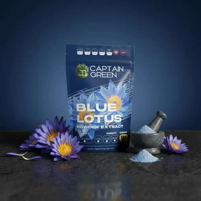 Blue Lotus Extract Nymphaea Caerulea 50-1, Modrý leknín extrakt 50-1.