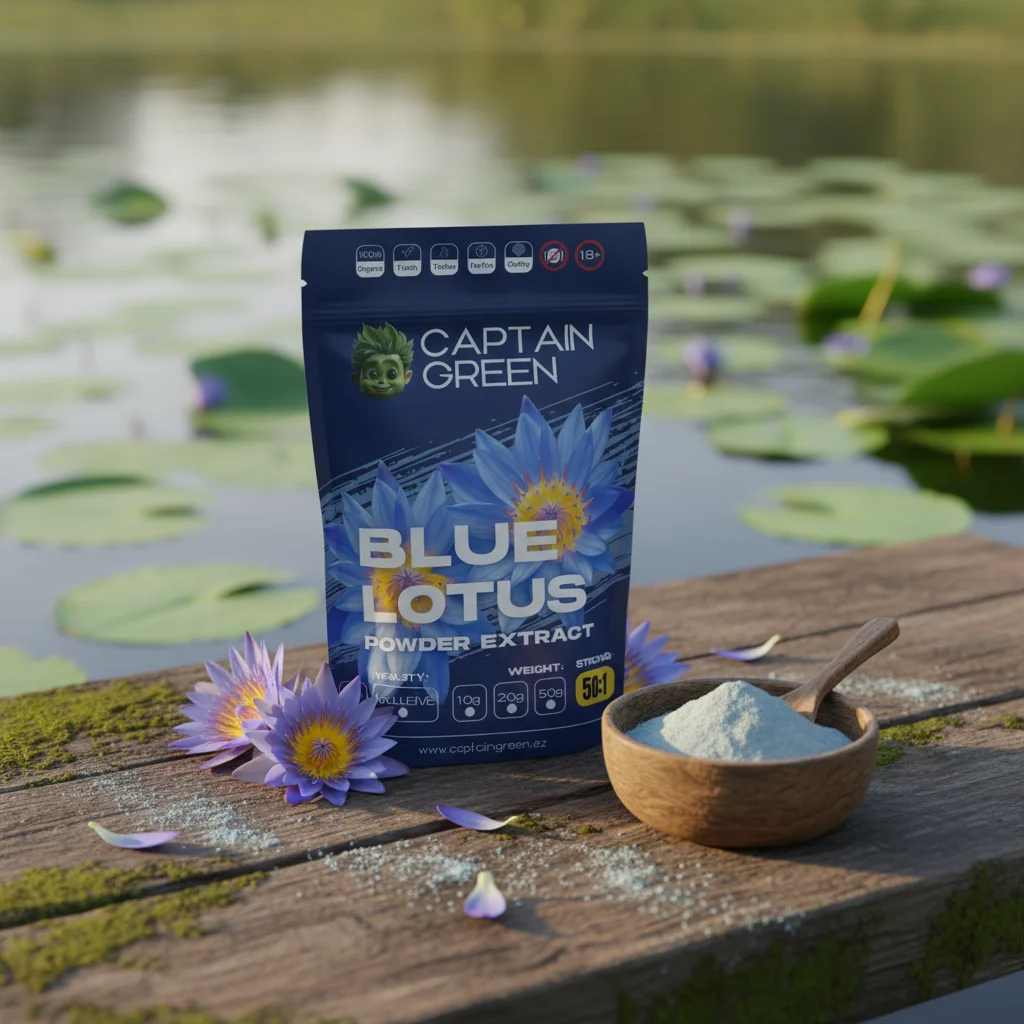 Blue Lotus Extract Nymphaea Caerulea 50-1, Modrý leknín extrakt 50-1.