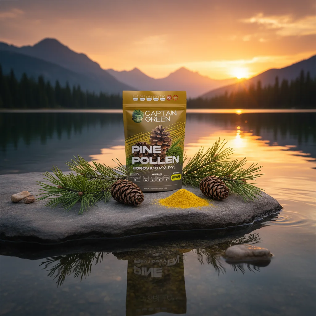 Borovicový pyl prášek 100% čistý, Pine Pollen powder 100% pure