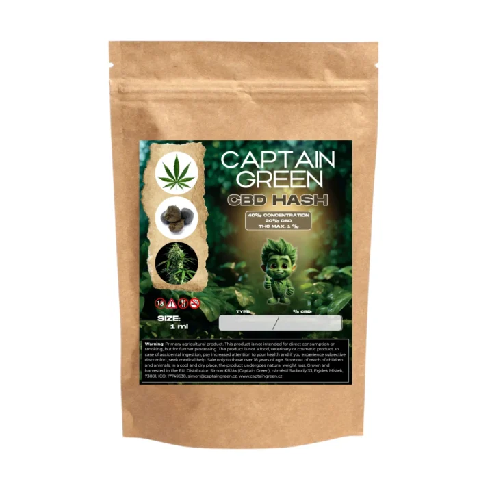 CBD Hašiš 40% koncentrace, 20% CBD (3) CBD Hašiš 40% koncentrace, 20% CBD