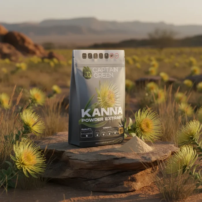 Kanna Extrakt 40-1, 100% Pure (Sceletium Tortuosum)