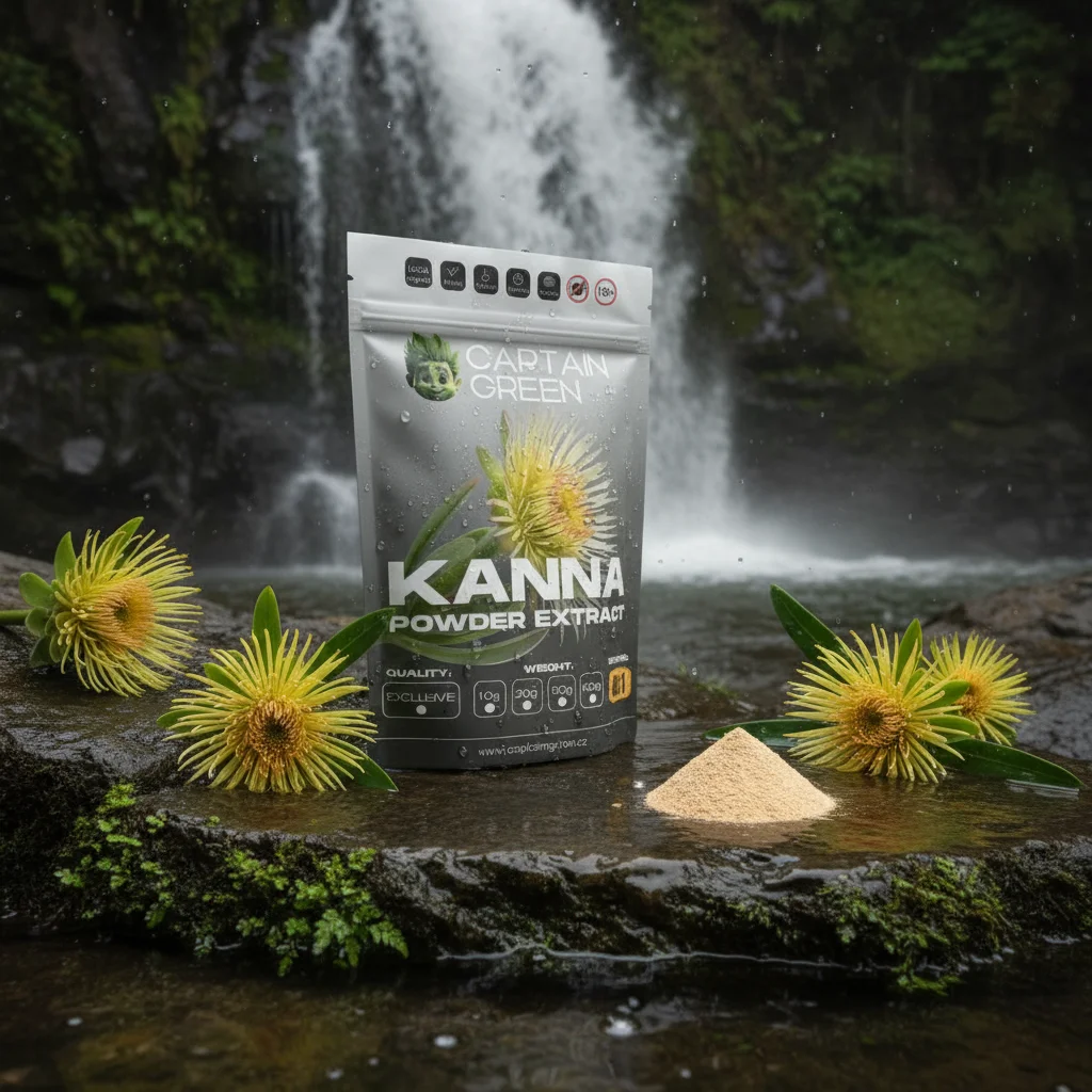 Kanna Extrakt 40-1, 100% Pure (Sceletium Tortuosum)