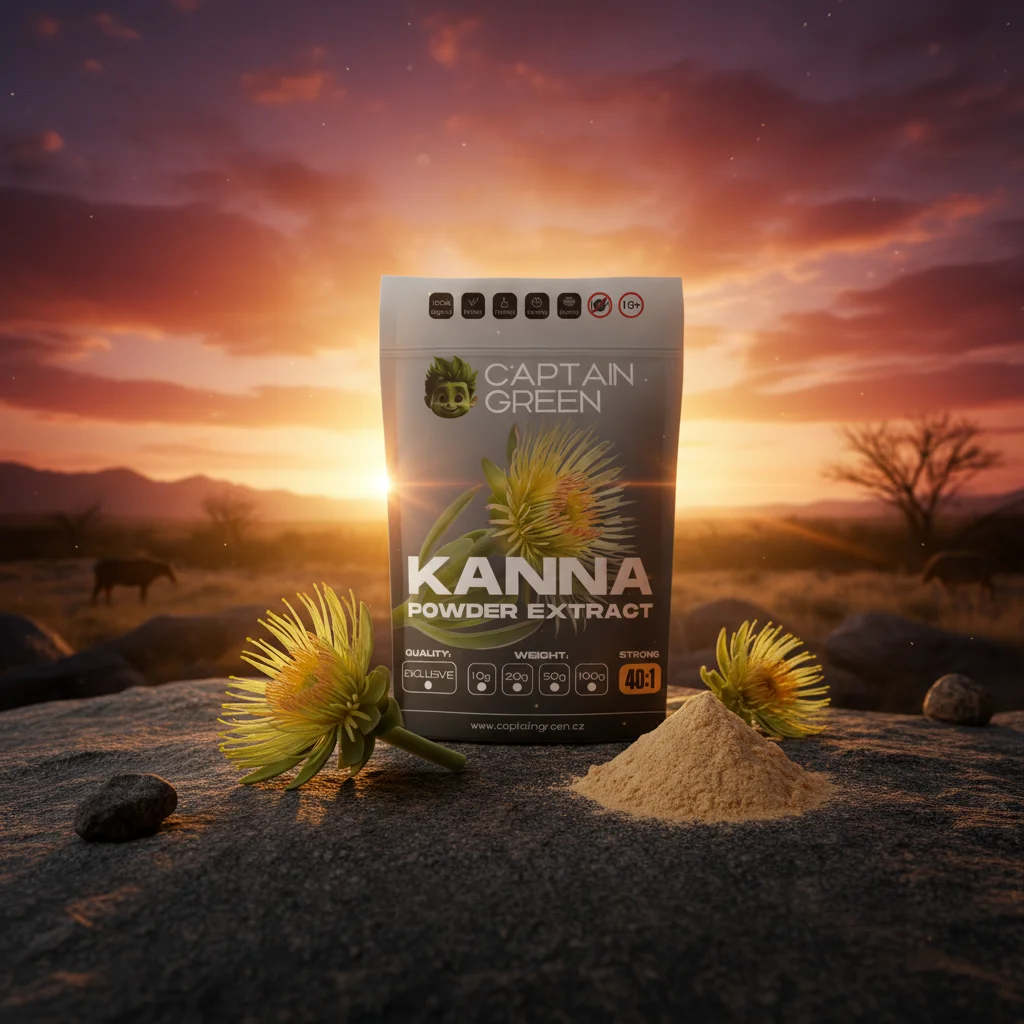 Kanna Extrakt 40-1, 100% Pure (Sceletium Tortuosum)