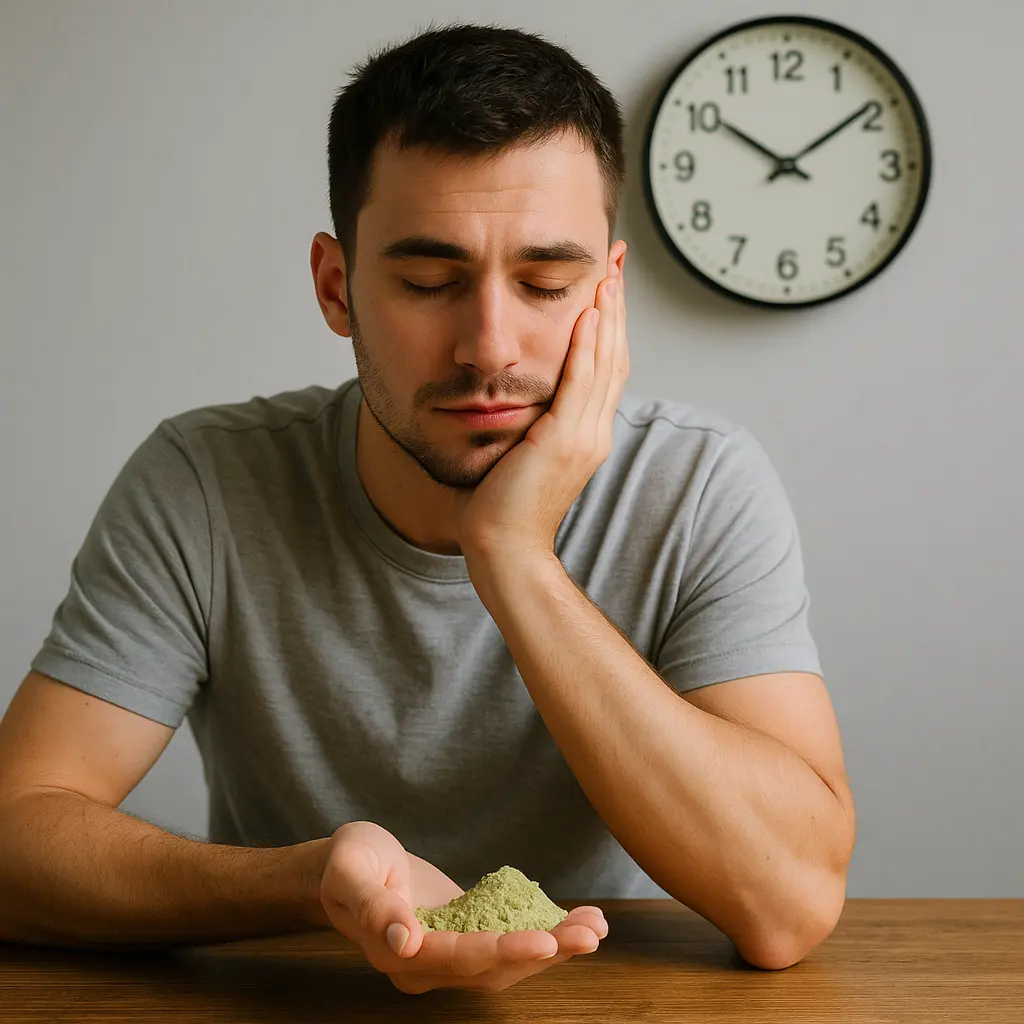 Časový průběh účinků bílého kratomu​