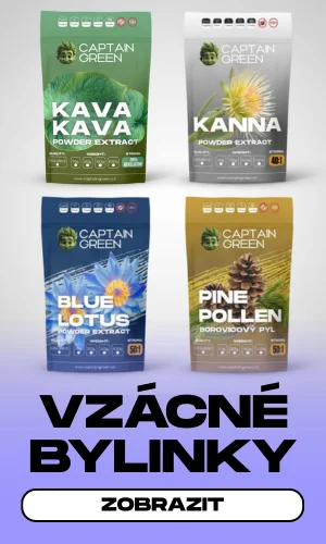 kanna, kava kava, modry lotus, borovicovy pyl